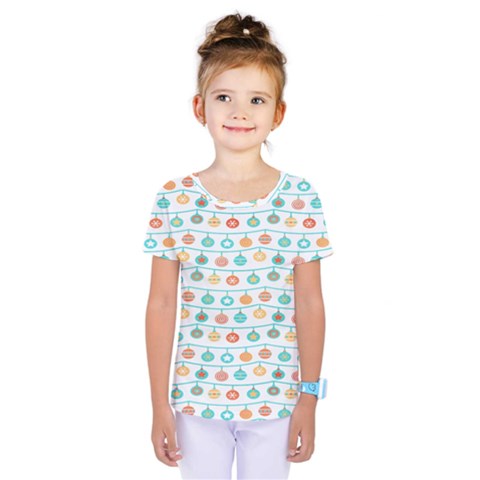 Christmas Textur Kids  One Piece Tee by artworkshop