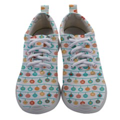 Christmas Textur Women Athletic Shoes by artworkshop