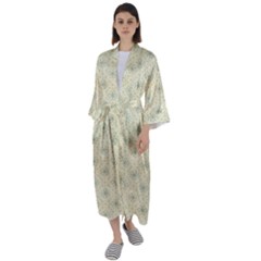 Christmas Textur 03 Maxi Satin Kimono by artworkshop