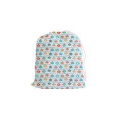 Christmas Textur 02 Drawstring Pouch (small) by artworkshop