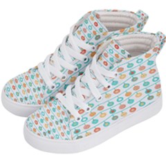 Christmas Textur 02 Kids  Hi-top Skate Sneakers by artworkshop