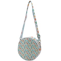 Christmas Textur 02 Crossbody Circle Bag by artworkshop