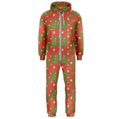 Christmas Textur 01 Hooded Jumpsuit (men) by artworkshop