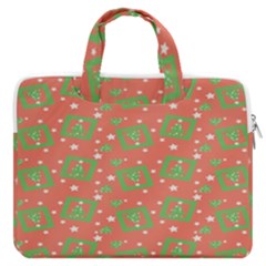 Christmas Textur 01 Macbook Pro 16  Double Pocket Laptop Bag  by artworkshop