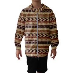 Christmas Textur 04 Kids  Hooded Windbreaker by artworkshop