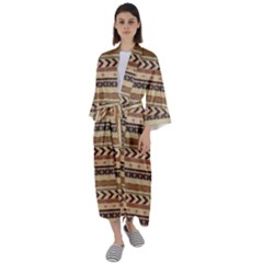 Christmas Textur 04 Maxi Satin Kimono by artworkshop