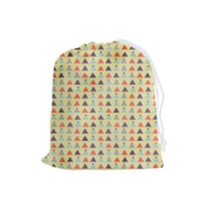 Christmas Textur 05 Drawstring Pouch (large) by artworkshop