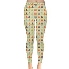 Christmas Textur 05 Inside Out Leggings by artworkshop