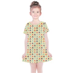 Christmas Textur 05 Kids  Simple Cotton Dress