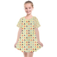 Christmas Textur 05 Kids  Smock Dress by artworkshop