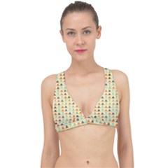 Christmas Textur 05 Classic Banded Bikini Top by artworkshop