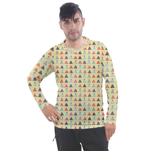 Christmas Textur 05 Men s Pique Long Sleeve Tee by artworkshop