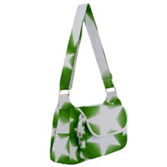 Snowflakes And Star Patterns Green Stars Multipack Bag by artworkshop