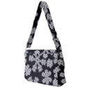 Snowflakes And Star Patterns Grey Frost Full Print Messenger Bag (L) View2