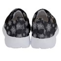 Snowflakes And Star Patterns Grey Snow Kids  Velcro No Lace Shoes View4