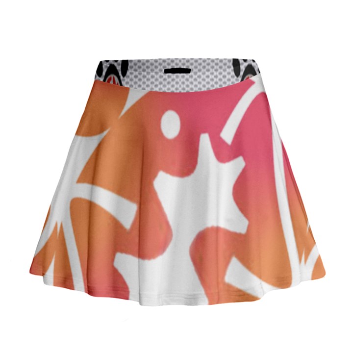 IM Fourth Dimension Space Mini Flare Skirt