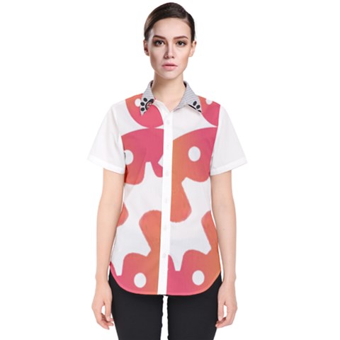 Im Fourth Dimension Space Women s Short Sleeve Shirt by imanmulyana