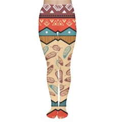 Ethnic Tribal Pattern Background Tights