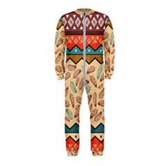 Ethnic Tribal Pattern Background Onepiece Jumpsuit (kids)