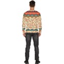 Ethnic tribal pattern background Men s Fleece Sweatshirt View4