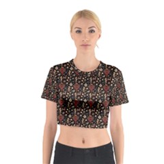 Carpet Symbols Cotton Crop Top by Gohar