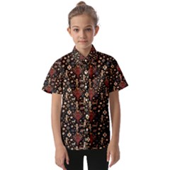 Carpet Symbols Kids  Short Sleeve Shirt by Gohar