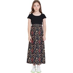 Carpet Symbols Kids  Flared Maxi Skirt by Gohar