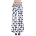 Cute Worm Sketchy Drawing Motif Pattern So Vintage Palazzo Pants View1