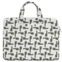 Cute Worm Sketchy Drawing Motif Pattern MacBook Pro 13  Double Pocket Laptop Bag View1