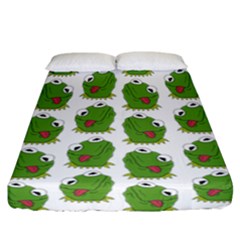 Kermit The Frog Pattern Fitted Sheet (california King Size)