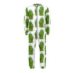 Kermit The Frog Pattern Onepiece Jumpsuit (kids)