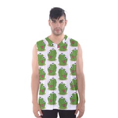 Kermit The Frog Pattern Men s Basketball Tank Top