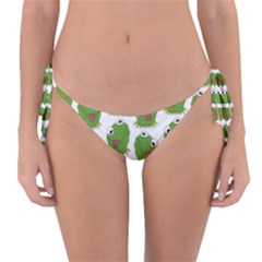 Kermit The Frog Pattern Reversible Bikini Bottom