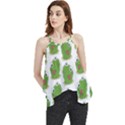 Kermit The Frog pattern Flowy Camisole Tank Top View1