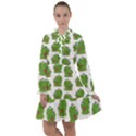 Kermit The Frog pattern All Frills Chiffon Dress View1