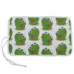 Kermit The Frog Pattern Pen Storage Case (m)