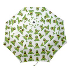 Kermit The Frog Folding Umbrellas by Valentinaart