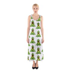 Kermit The Frog Sleeveless Maxi Dress