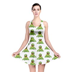 Kermit The Frog Reversible Skater Dress by Valentinaart