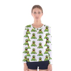 Kermit The Frog Women s Long Sleeve Tee