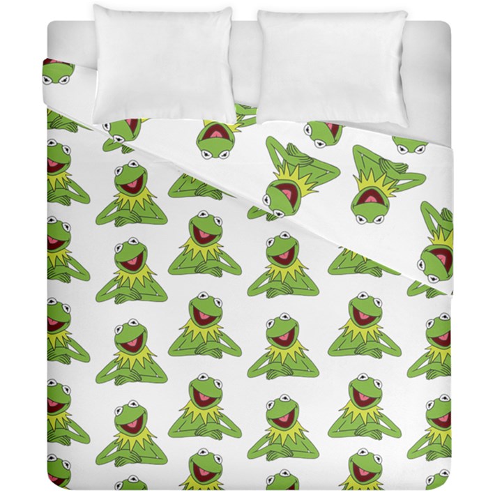 Kermit The Frog Duvet Cover Double Side (California King Size)