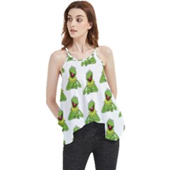 Kermit The Frog Flowy Camisole Tank Top by Valentinaart