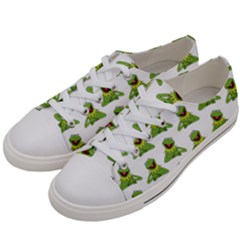 Kermit The Frog Men s Low Top Canvas Sneakers by Valentinaart