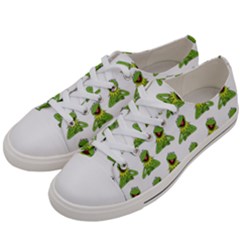 Kermit The Frog Women s Low Top Canvas Sneakers by Valentinaart