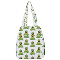 Kermit The Frog Center Zip Backpack by Valentinaart