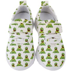 Kermit The Frog Kids  Velcro Strap Shoes by Valentinaart