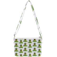 Kermit The Frog Double Gusset Crossbody Bag by Valentinaart