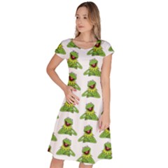 Kermit The Frog Classic Short Sleeve Dress by Valentinaart