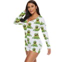 Kermit The Frog Long Sleeve Boyleg Swimsuit View2