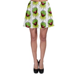 Kermit The Frog Skater Skirt by Valentinaart